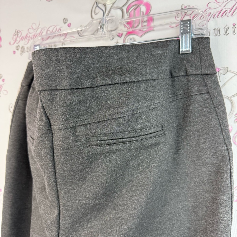 Reitmans pants tight style zip up zippers grey black Charcoal Gray Pants - Picture 7 of 12